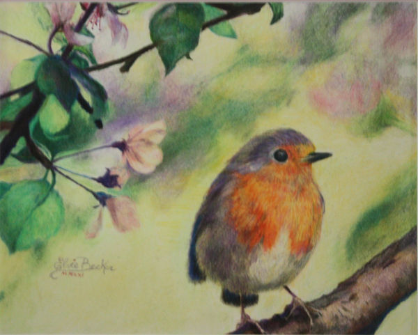 Best & Brightest 2026 Elvie Z Becker "Cage Free" Drawing 8.5"X11" $350