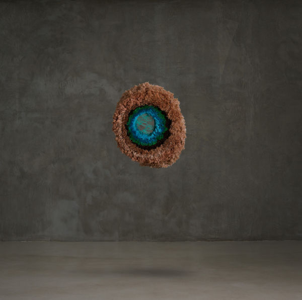 Tammy Kanat Tamar, 2025 wool, copper frame 67 x 75 x 50 cm