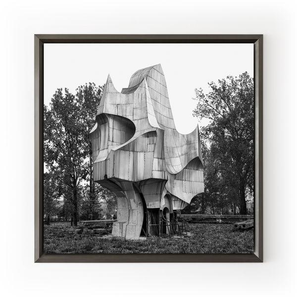 Don Cameron Sanski Most, 2020 archival pigment print on cotton rag art paper, custom brass with bronze patina frame 132 x 132 x 6 cm Edition of 5 plus 2 AP