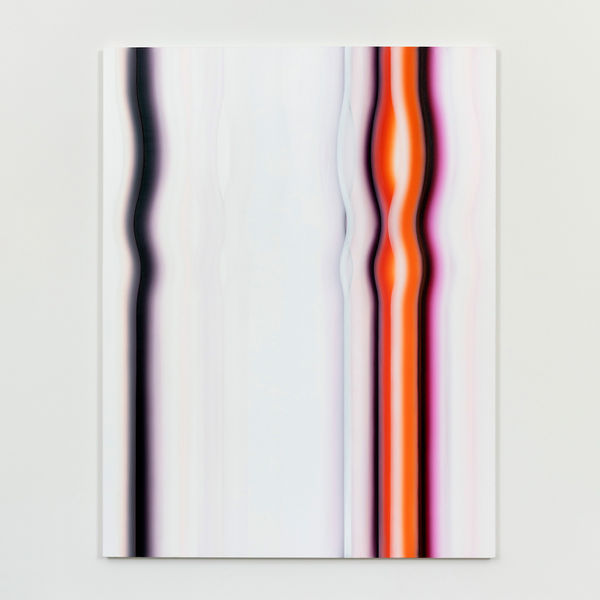 Marion Borgelt Strobe Series: Entwine No. 2, 2024 oil on canvas 195.5 x 150 cm