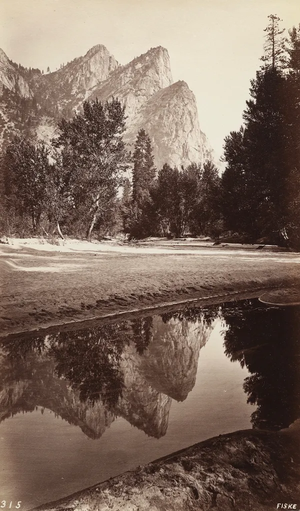 George Fiske, Three Brothers, Yosemite, c. 1880
