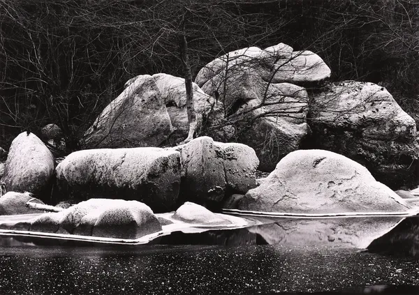 John Sexton, Frost Covered Boulders, Yosemite, 1980