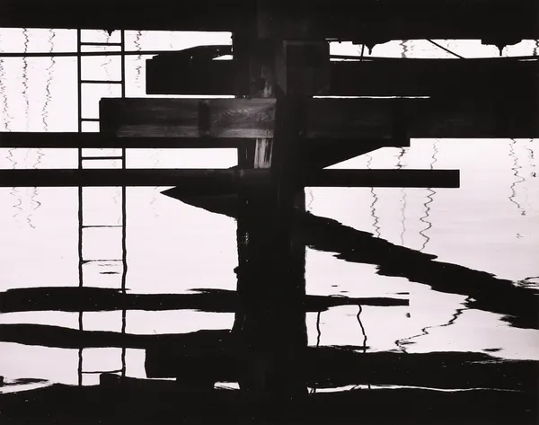 Brett Weston, Pier, Moss Landing, 1974