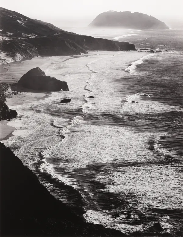 Ansel Adams, Point Sur, Storm, Big Sur, 1942