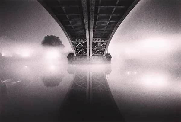 Michael Kenna, River Thames, London (Omage to Brassai), 1983