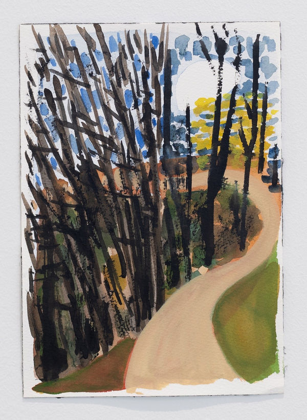 Leslie Baum, Plein air watercolor 49, 2018-2021