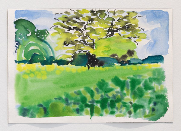 Leslie Baum, Plein air watercolor 40, 2018-2021