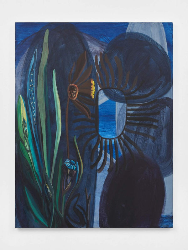 Sarah Bedford Dark Hollow, 2023 Acrylic on canvas 50 x 38 inches