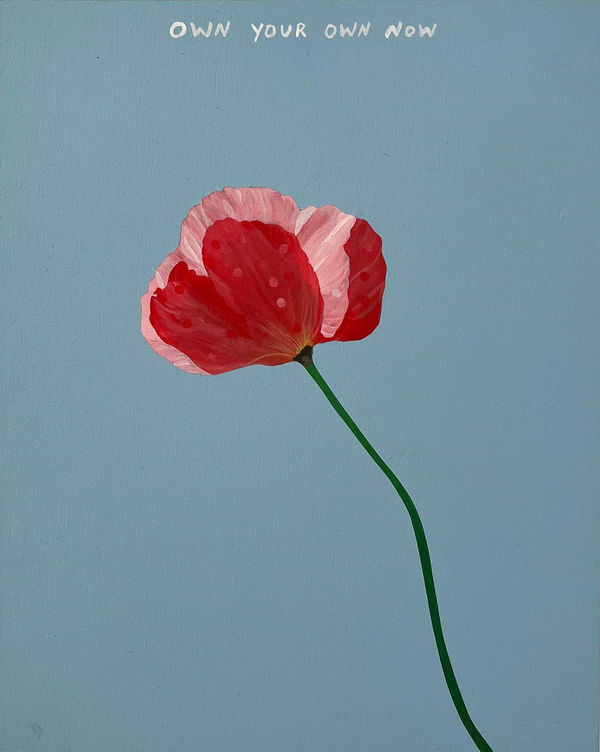 Michael Dumontier & Neil Farber Own your own now, 2024 Acrylic on board 10 x 8 inches