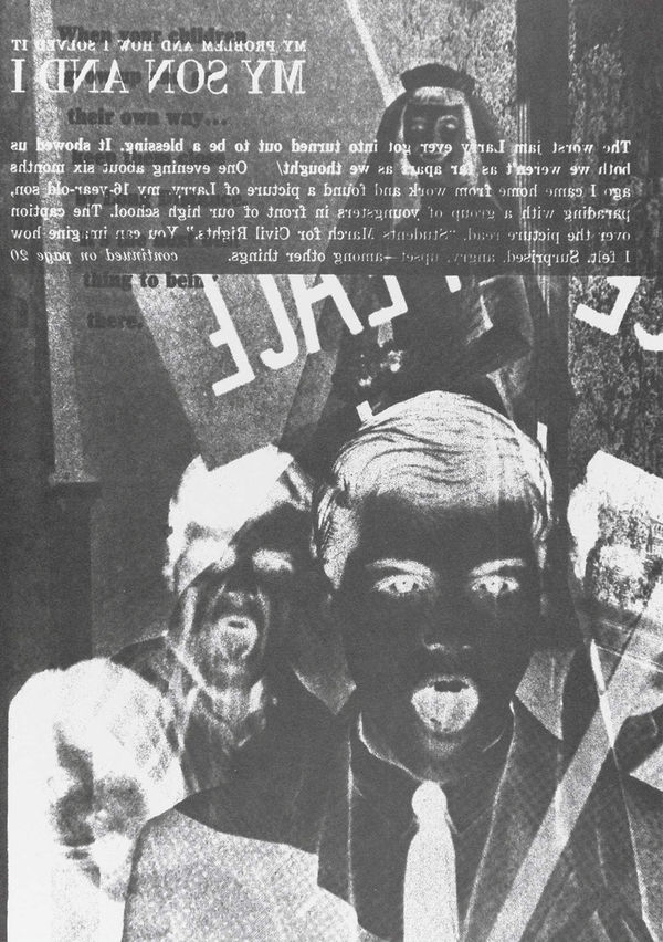 Robert Heinecken Untitled (From the "Are You Rea" series), 1966 Vintage gelatin silver print 10 x 8 inches 16 x 12 1/2 inches, framed