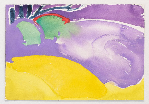 Leslie Baum, Plein air watercolor 30, 2018-2021