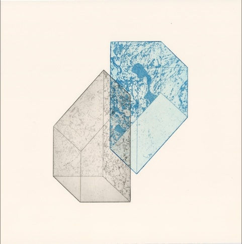 Rachel Duckhouse Canberra vii, 2019 Etching (Copperplate hardground etching with aquatint on Arches Blanc paper) 15.25 x 15.25 inches