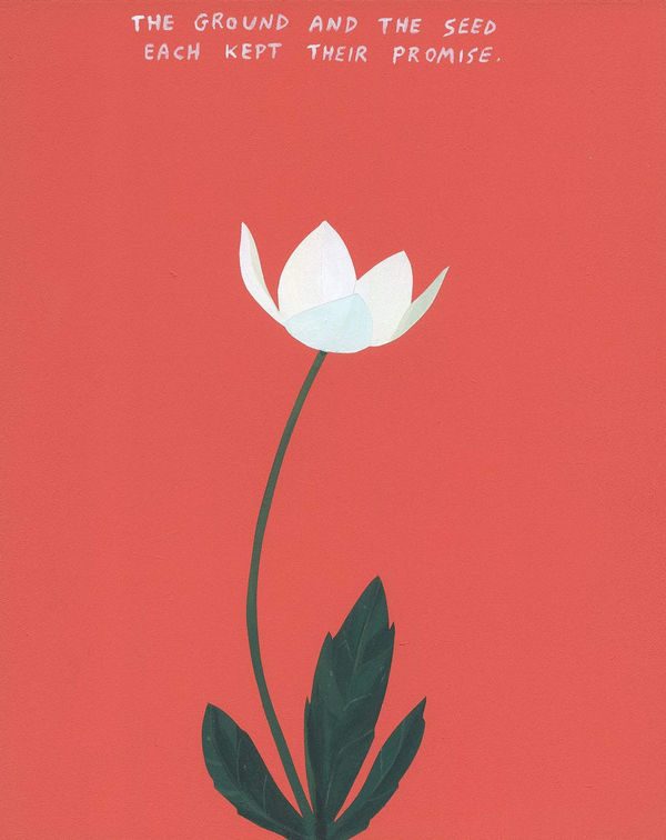 Michael Dumontier & Neil Farber The ground and the seed each kept their promise, 2024 Acrylic on board 10 x 8 inches