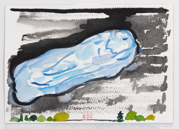 Leslie Baum, Plein air watercolor 18, 2018-2021