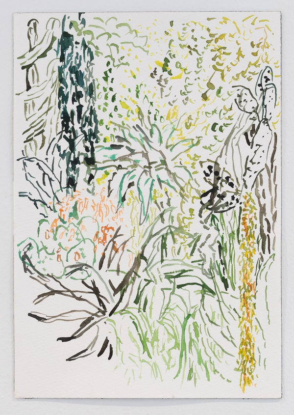 Leslie Baum, Plein air watercolor 16, 2018-2021