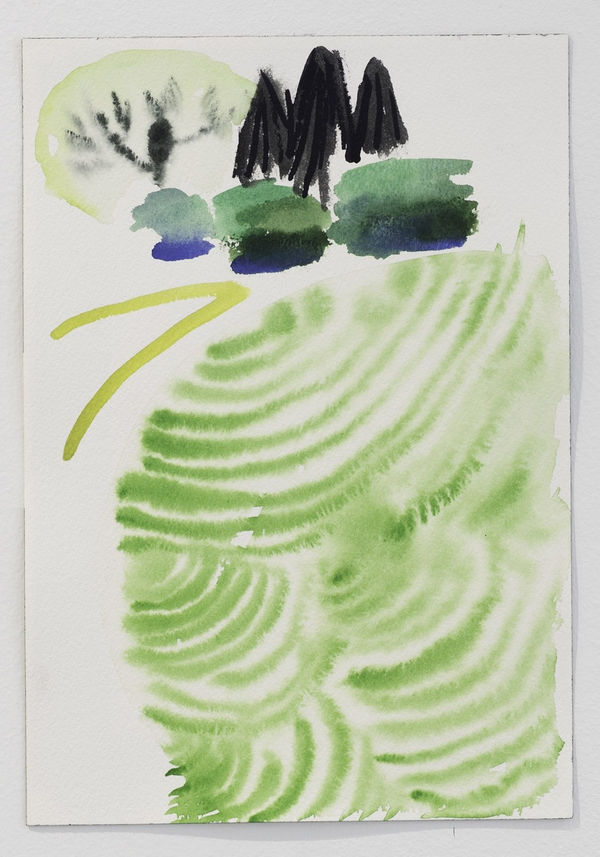 Leslie Baum, Plein air watercolor 15, 2018-2021