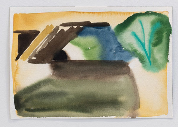Leslie Baum, Plein air watercolor 47, 2018-2021