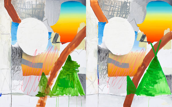 Seleka Muñoz, Paisaje de Andalucía (Dytpich/Díptico), 2020