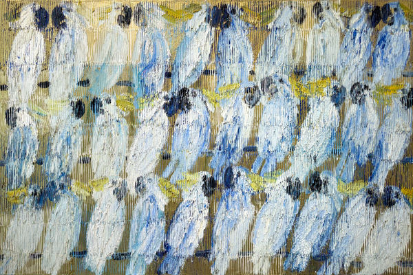 Hunt Slonem, Whisper, 2017