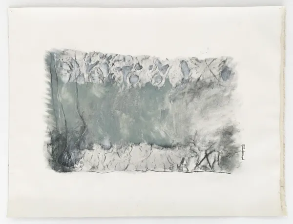 Fabienne Francotte Prayer Rug 01, 2018 Mixed Media on Canvas 88cm x 67cm