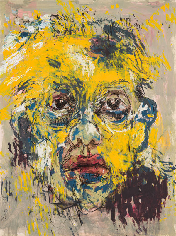 Hashan Cooray The Moment Before Withering IX, 2025 Mixed Media on Paper 102 x 76 cm 40 1/8 x 29 7/8 in