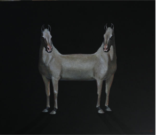 Gayan Prageeth Fifth Dream, 2021 Acrylic on Canvas 120 x 140 cm 47 1/4 x 55 1/8 in