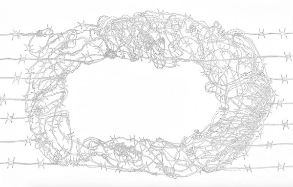 Chandraguptha Thenuwara b.1960Covert 17, 2022 Ink on Paper 65 x 100 cm 25 5/8 x 39 3/8 in