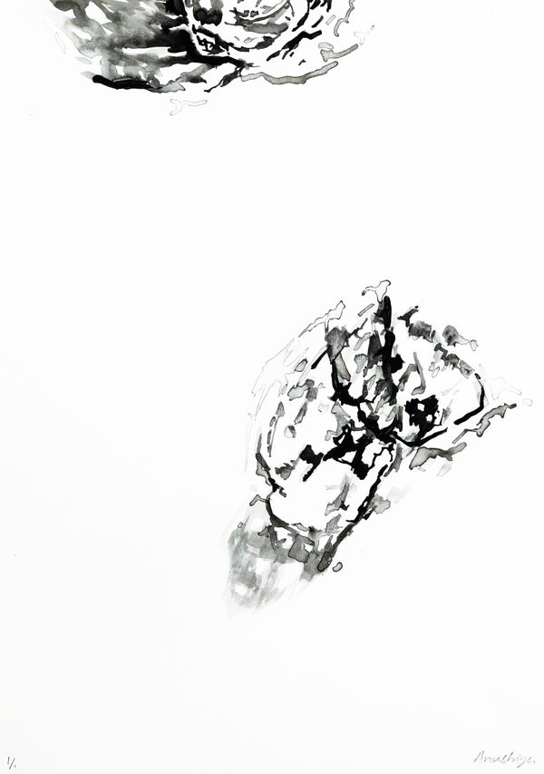 Anushiya Sundaralingam Home 7, 2025 Indian Ink on Paper 42 x 30 cm 16 1/2 x 11 3/4 in