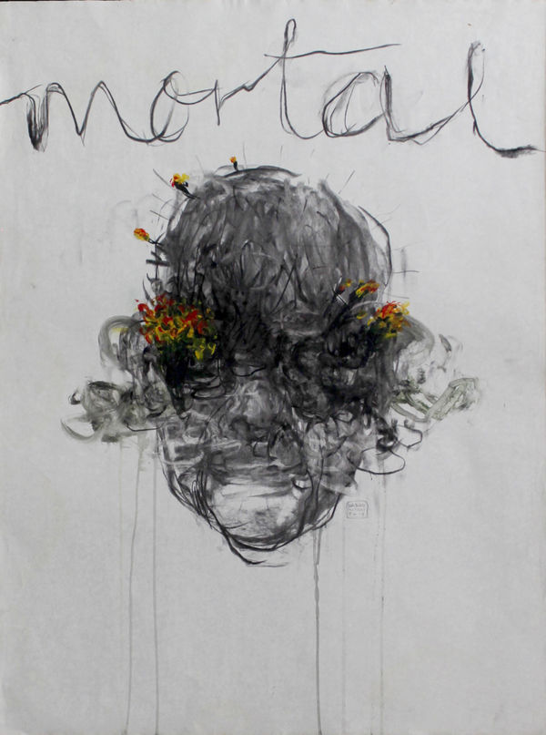 Hashan Cooray Desire 17, 2019 Mixed Media on Paper 92 x 69 cm 36 1/4 x 27 1/8 in