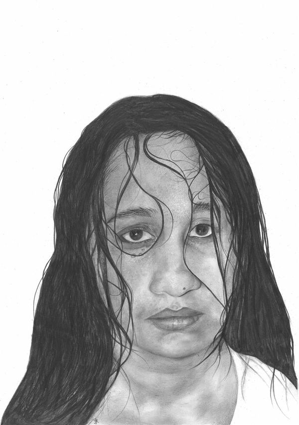 Firi Rahman Abisheka, 2015 Pencil on Paper 40 x 28 cm 15 3/4 x 11 in