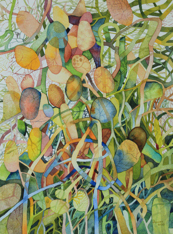 Shaanea Mendis The Memory of a Childhood Garden II, 2025 Watercolour on Paper 30 x 23 cm 11 3/4 x 9 in