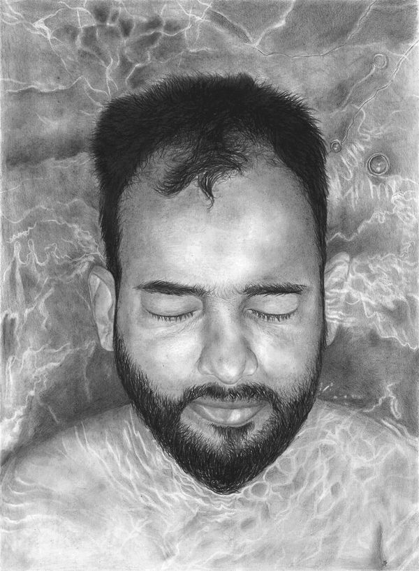 Firi Rahman Irshad, 2015 Pencil on Paper 38 x 28 cm 15 x 11 in