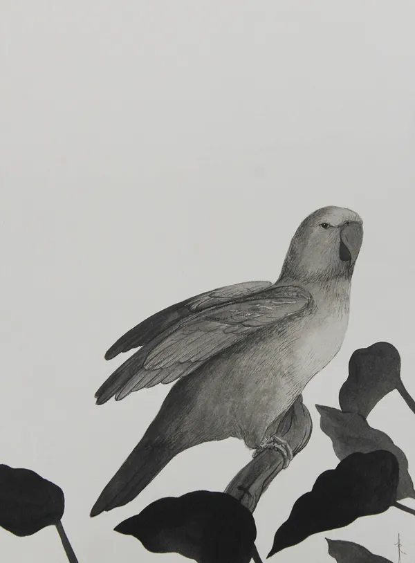 Firi Rahman The Journey XVIII, 2025 Acrylic and Pen on Paper 28 x 38 cm 11 x 15 in