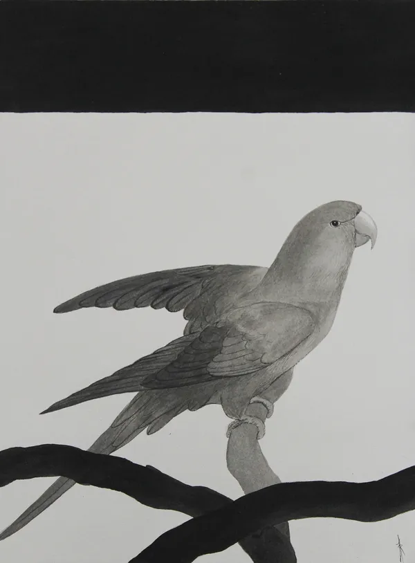 Firi Rahman The Journey XVII, 2025 Acrylic and Pen on Paper 28 x 38 cm 11 x 15 in