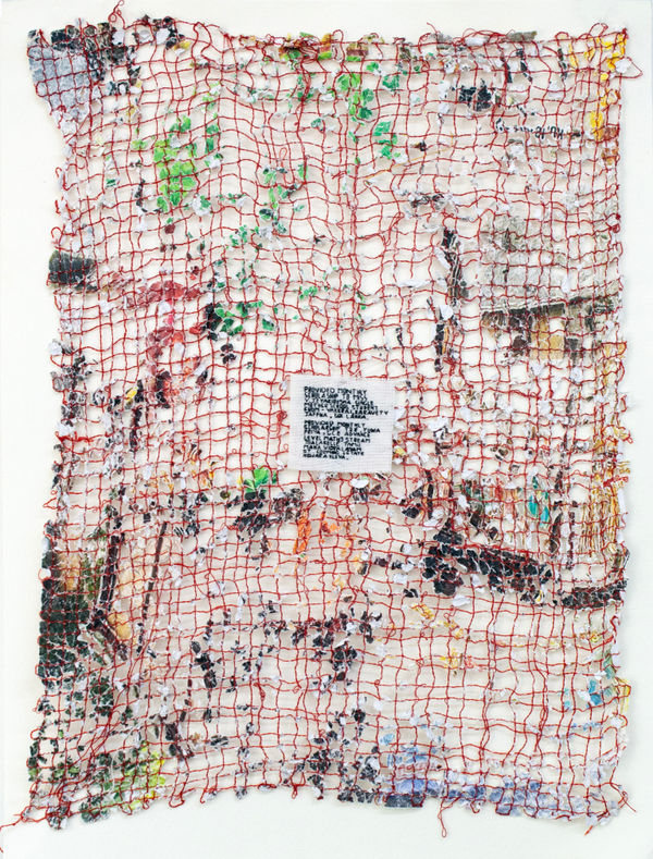 Hema Shironi SALE SALE Story SALE II, 2022 Stitched Printed Paper 36 x 26 cm 14 1/8 x 10 1/4 in