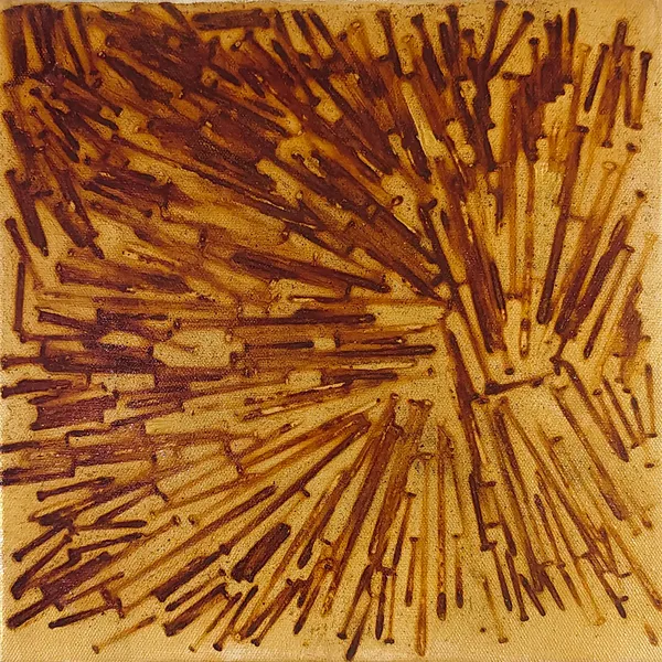 Shaanea Mendis Untitled, 2018 Mixed Media on Canvas 25 x 25 cm 9 7/8 x 9 7/8 in