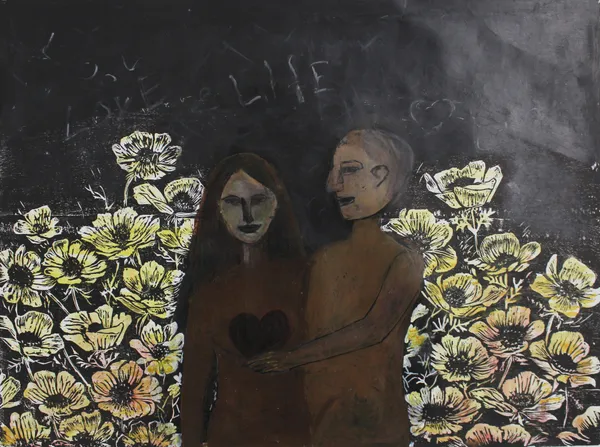 Hansika Herath Hidden Story 26, 2021 Woodcut Print 58 x 94 cm 22 7/8 x 37 1/8 in Edition of 3