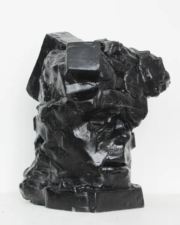 Manaram Gamage Thinker, 2025 Cement 41 x 36 x 31 cm 16 1/8 x 14 1/8 x 12 1/4 in