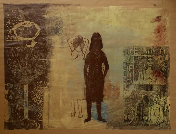 Hansika Herath Hidden Story 18, 2020 Woodcut 69 x 49 cm 27 1/8 x 19 1/4 in Edition of 4