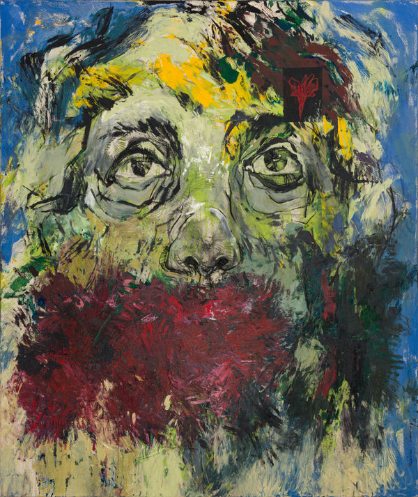 Hashan Cooray The Moment Before Withering I, 2025 Mixed Media on Canvas 190 x 160 cm 74 3/4 x 63 in