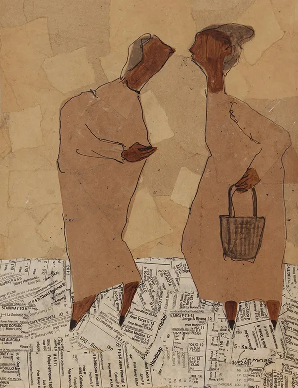 Pathum Gamage Instant Harmony , 2025 Mixed Media on Board 30.5 x 23.5 cm 12 x 9 1/4 in