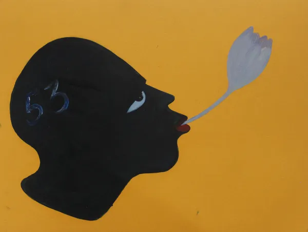 Sivasubramaniam Kajendran Untitled, 2025 Oil On Paper 21 x 29.7 cm 8 1/4 x 11 3/4 in