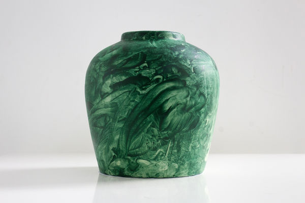 Muvindu Binoy Untitled, 2023 Mixed Media on Clay Ginger Jar 20 cm x 22 cm x 22 cm