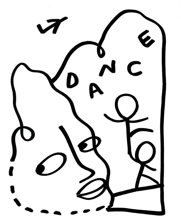 Shantell Martin - Drawings, Dance and Lift ©, 2022