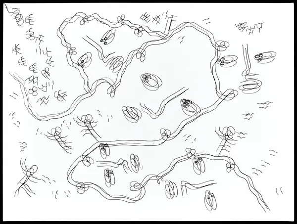 Shantell Martin - Drawings, Keeping On, 2016