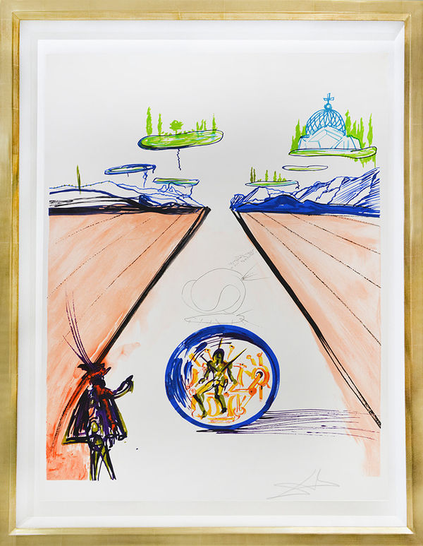 Salvador Dalí, Intra-Uterine Paradisiac Locomotion, 1975