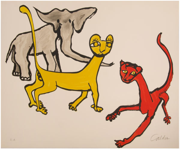 Alexander Calder, Animals, from Our Unfinished Revolution, 1976