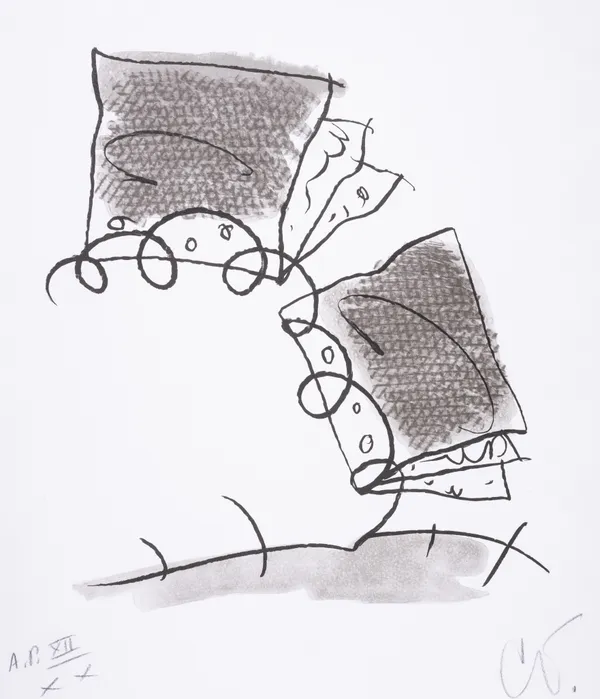 Claes Oldenburg - Notebook Torn in Half (State I), 1997