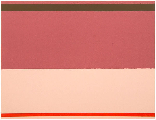 Kenneth Noland - Untitled, from The New York Collection for Stockholm portfolio, 1973