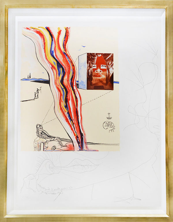 Salvador Dalí, Liquid and Gaseous Television, 1975